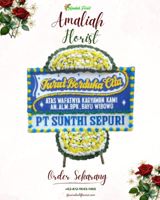 Papan Bunga Duka di Balingga Barat