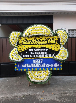 Papan Bunga Duka di Balingga Barat
