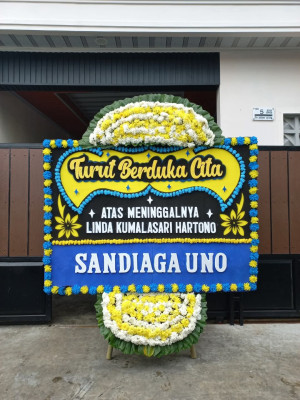 Papan Bunga Duka di Balingga Barat